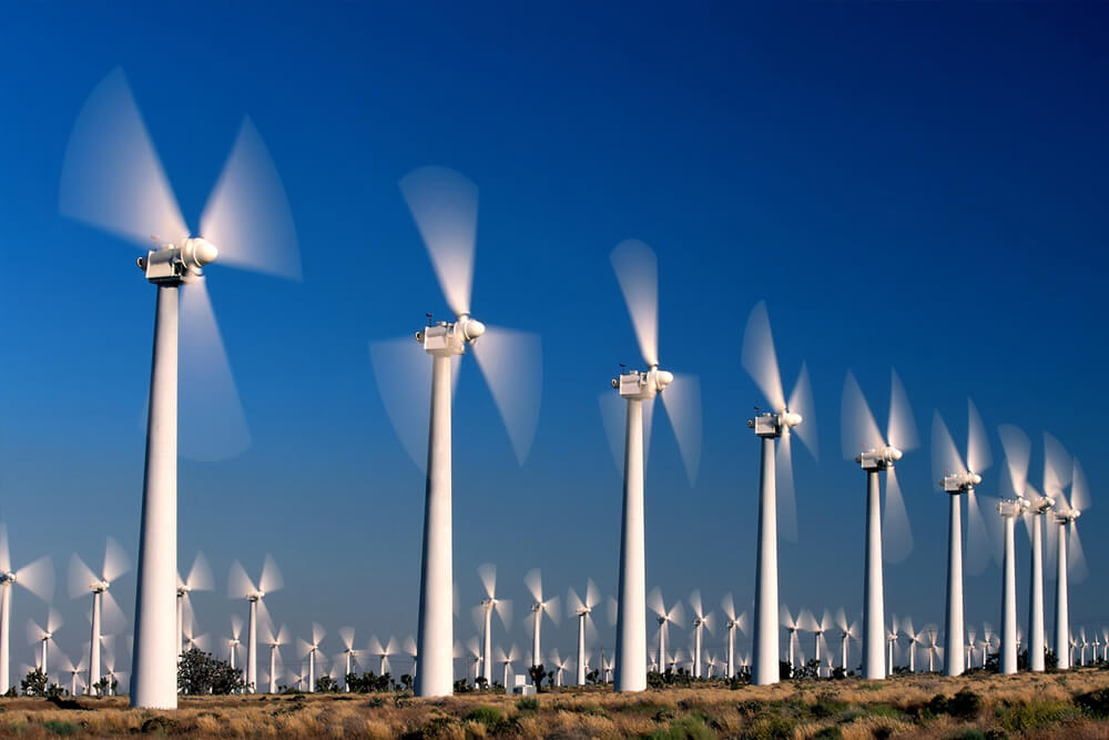 How does a wind farm work