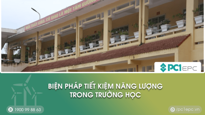 các biện pháp tiết kiệm năng lượng trong trường học