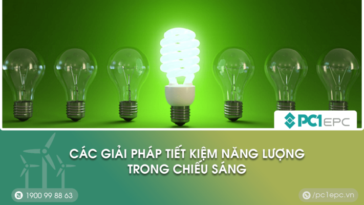 Các giải pháp tiết kiệm năng lượng trong chiếu sáng