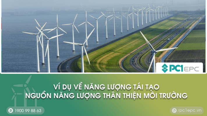 Ví dụ về năng lượng tái tạo